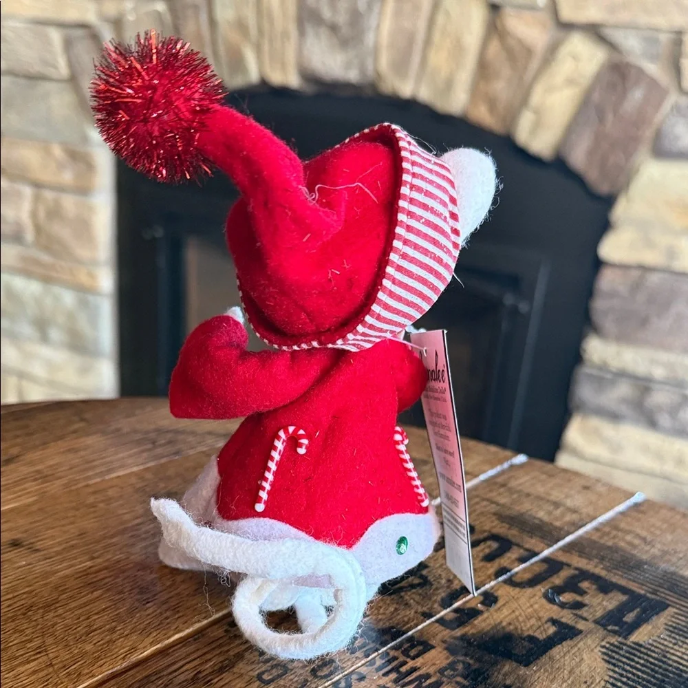 Adorable 2006 Annalee Candy Cane Stripe Mouse